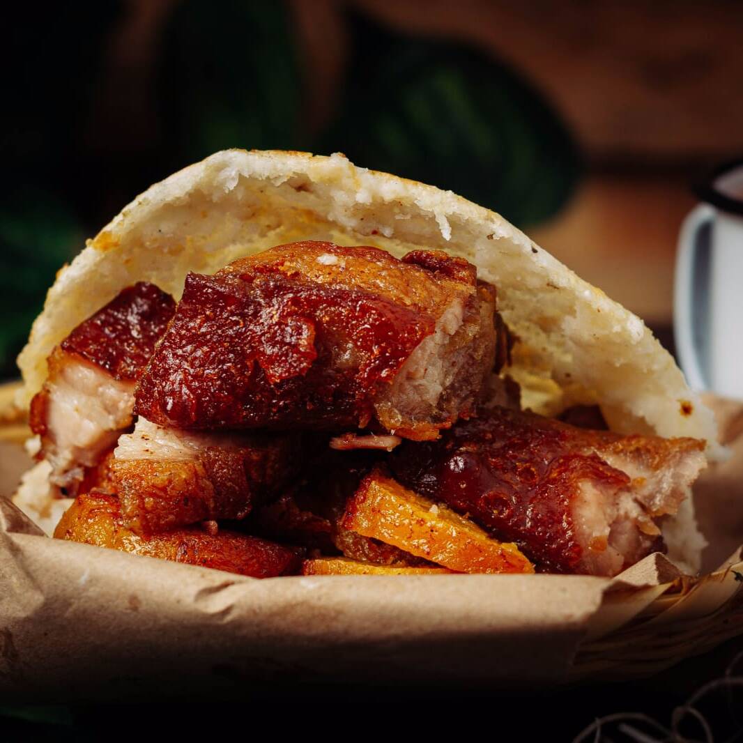 Arepa de Panceta