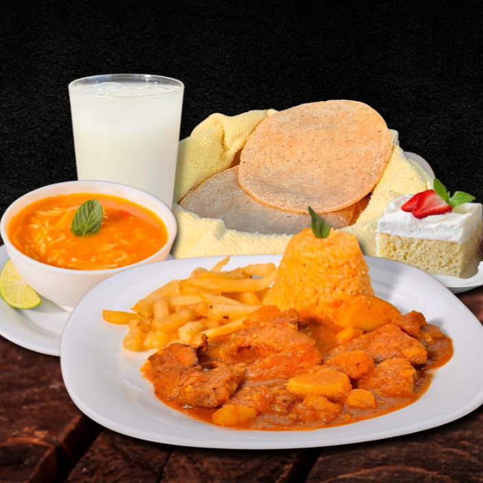 COMBO Comida Corrida + 1/2 de Agua + Postre