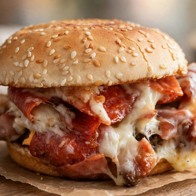 Crunch Burguer de Peperoni