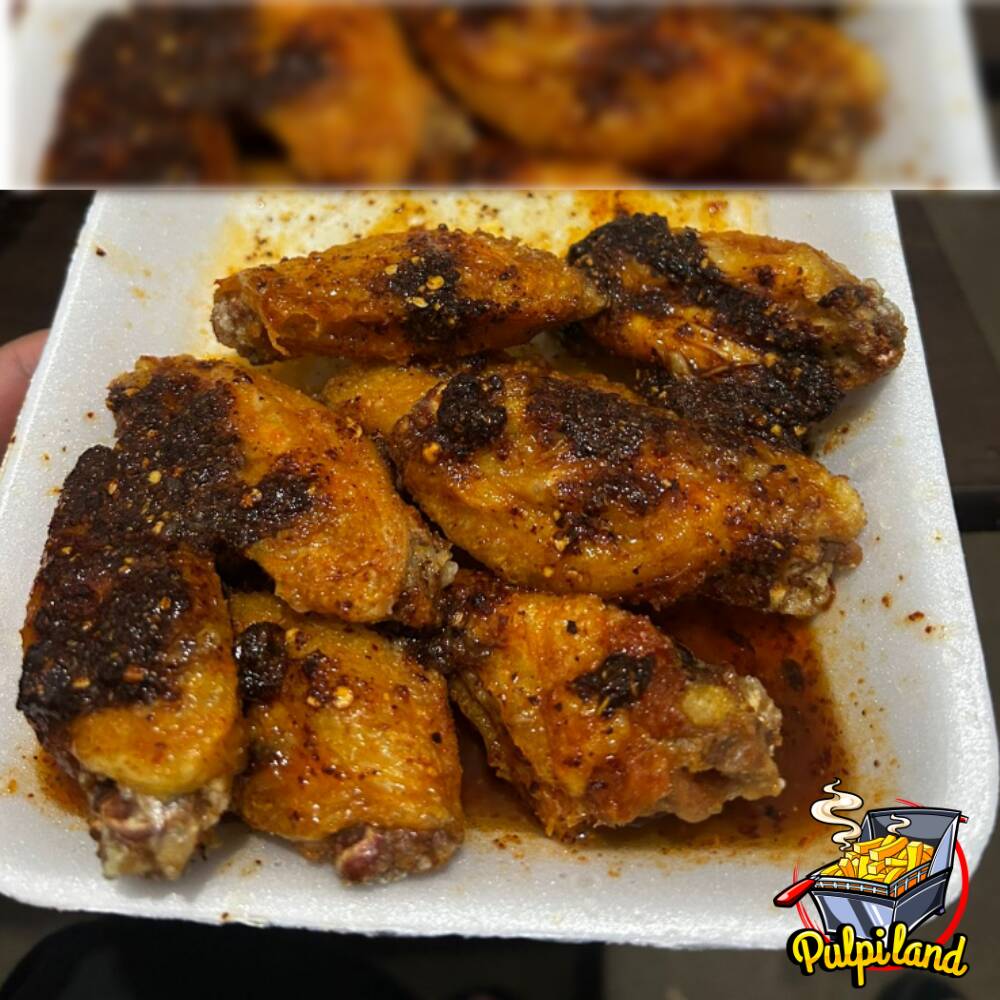 Alita de Pollo Especial Chile de Aceite 10 Piezas