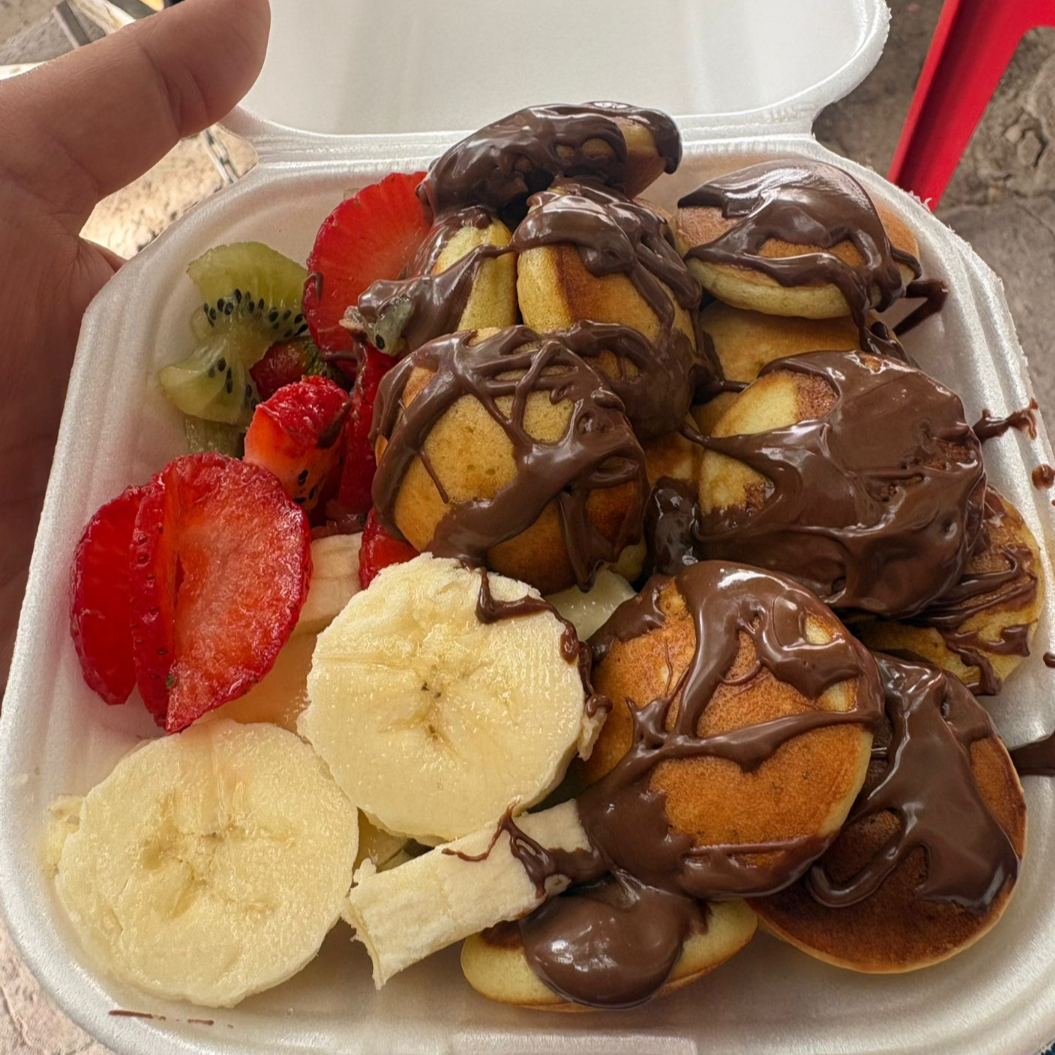 20 PIEZAS DE MINI HOTCAKES