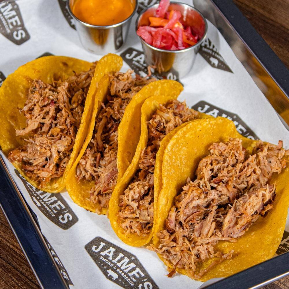 Tacos de Pulled Pork 4 piezas