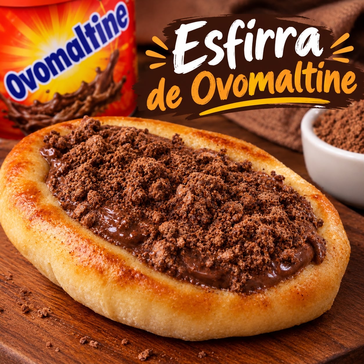 ovomaltine e pó de ovomaltine