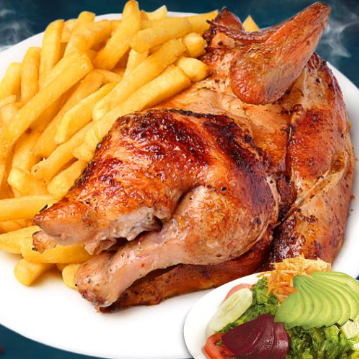 1/2 Pollo + 2 Pepsi 355ml
