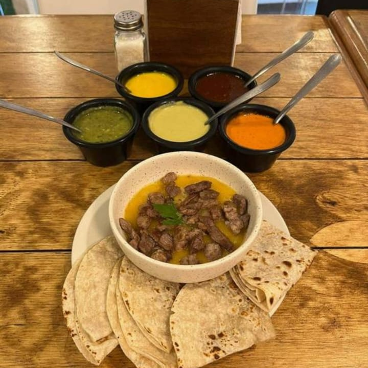 Queso Fundido de Arrachera