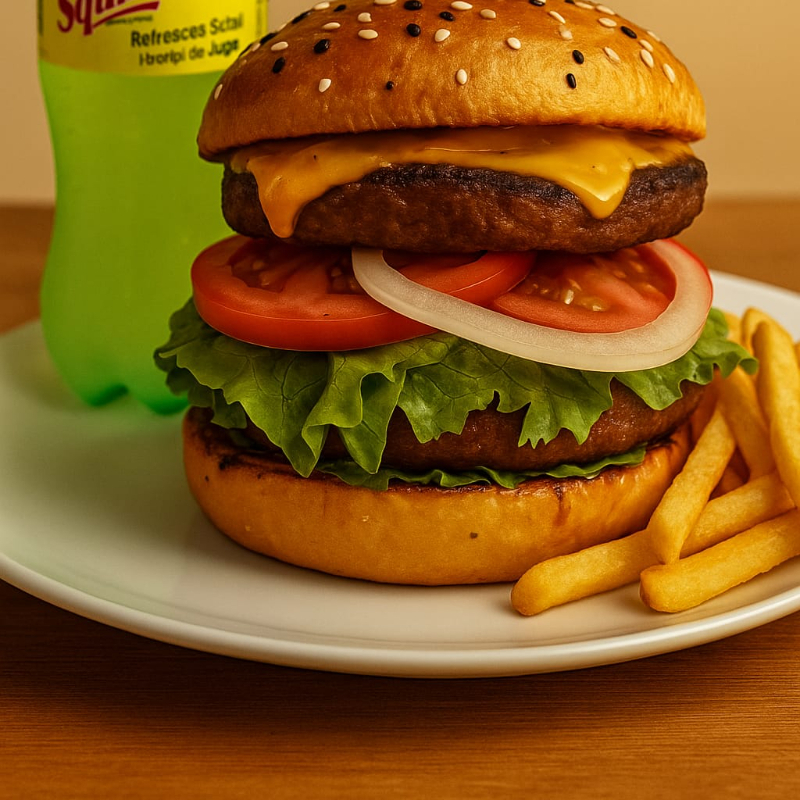 Hamburguesa Clasica Combo