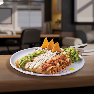 Tacos Dorados de Pollo