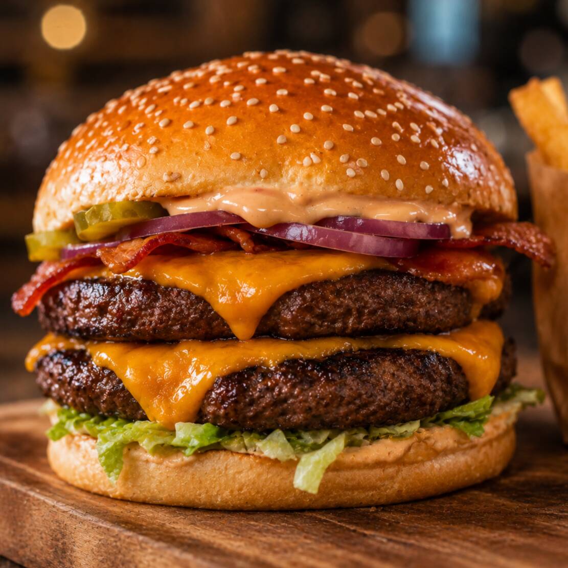 Hamburguesa Doble Carne