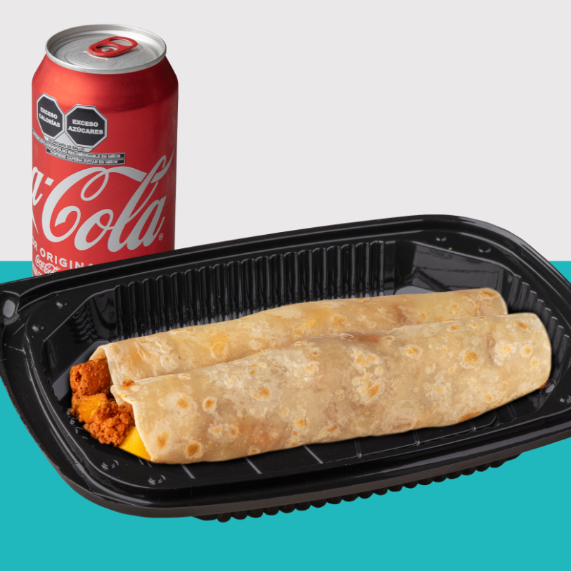Combo Burrito Chorizo con Papas