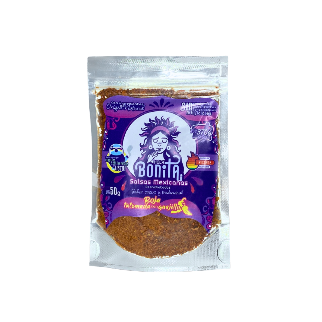 Salsa Deshidratada Roja Tatemada con Guajillo