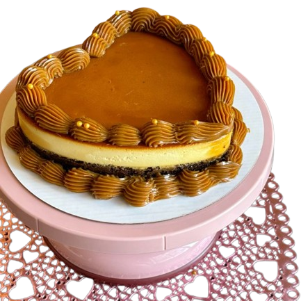 Chocoflan Libra Corazón