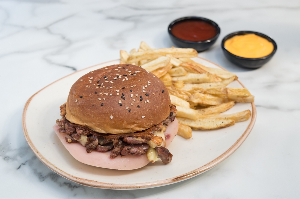 Hamburgesa Arrachera