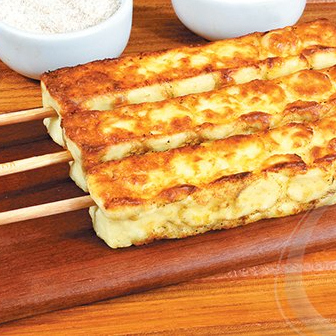 1 unidade de queijo coalho.