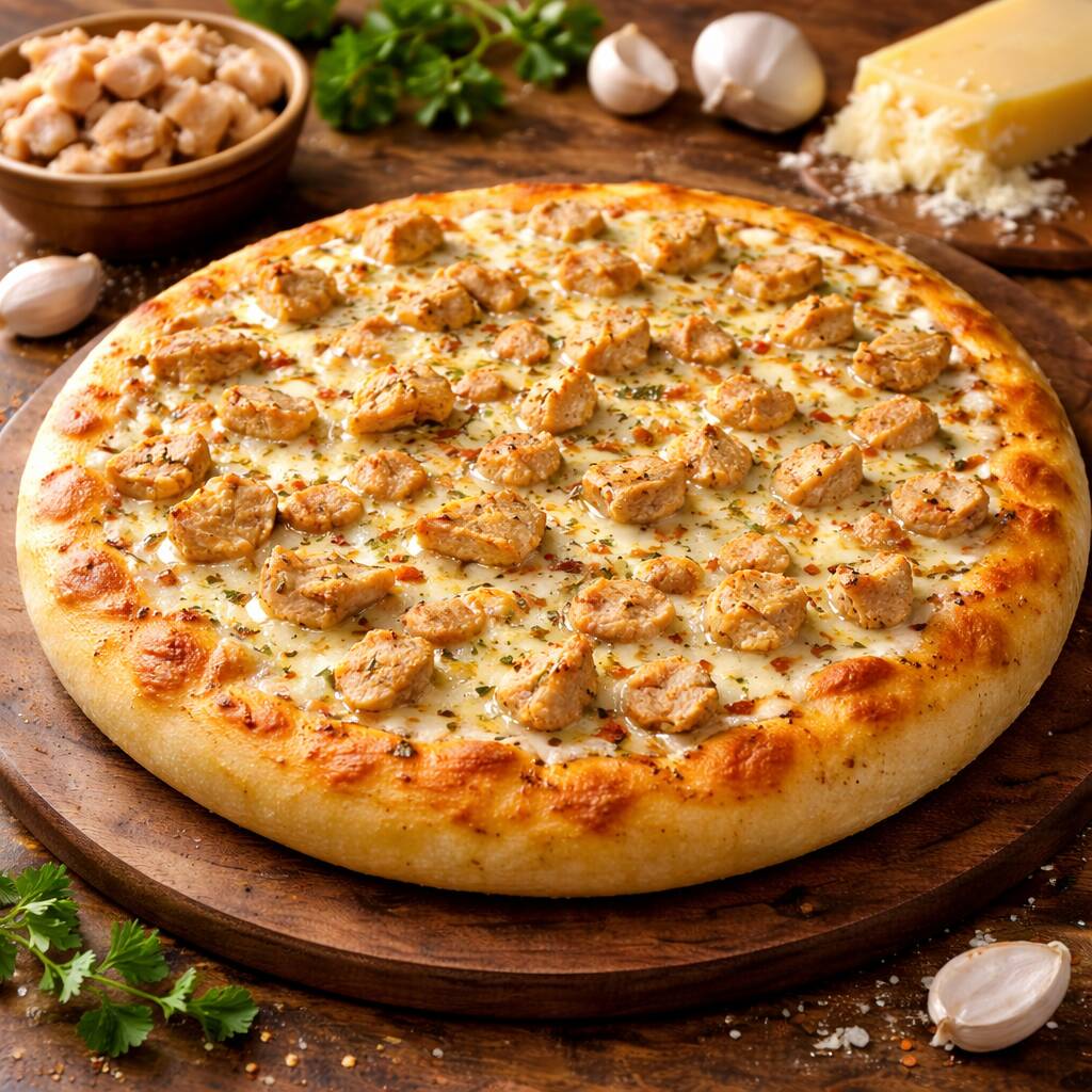 Pizza Pollo y Queso