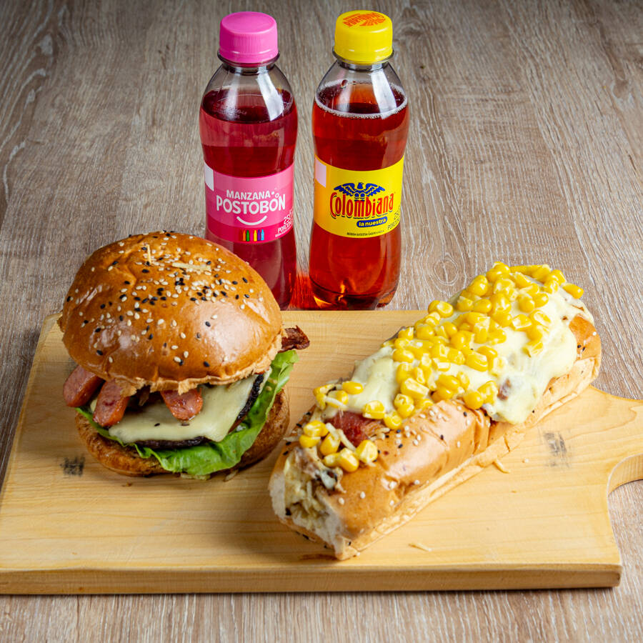 Hamburguesa RANCHERA + Perro Especial + Gaseosas