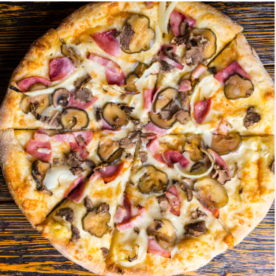 Pizza Prosciutto e Funghi