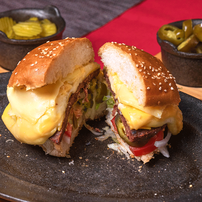Hamburguesa 3 Quesos
