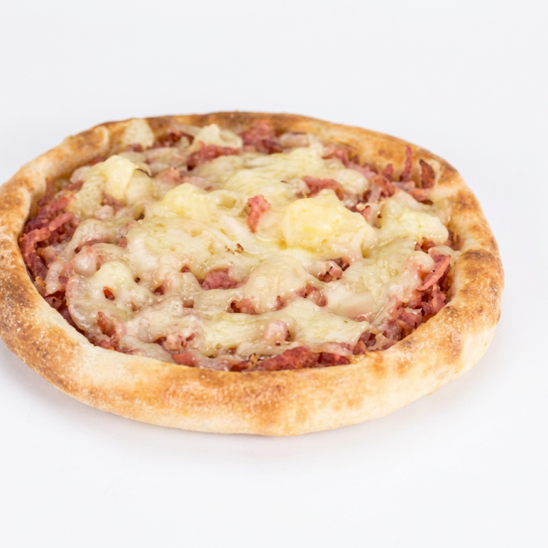 Calabresa moída com queijo