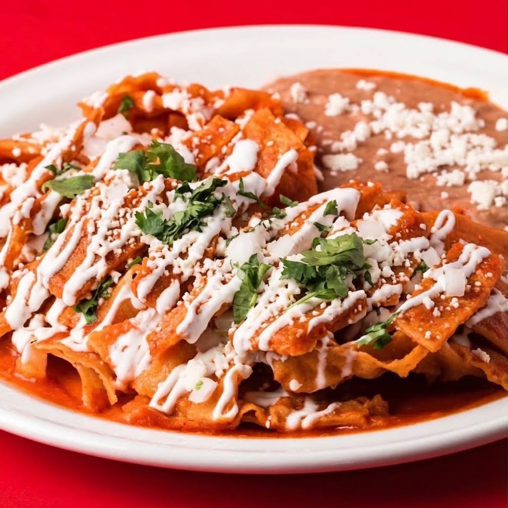 Chilaquiles Rojos Sencillos