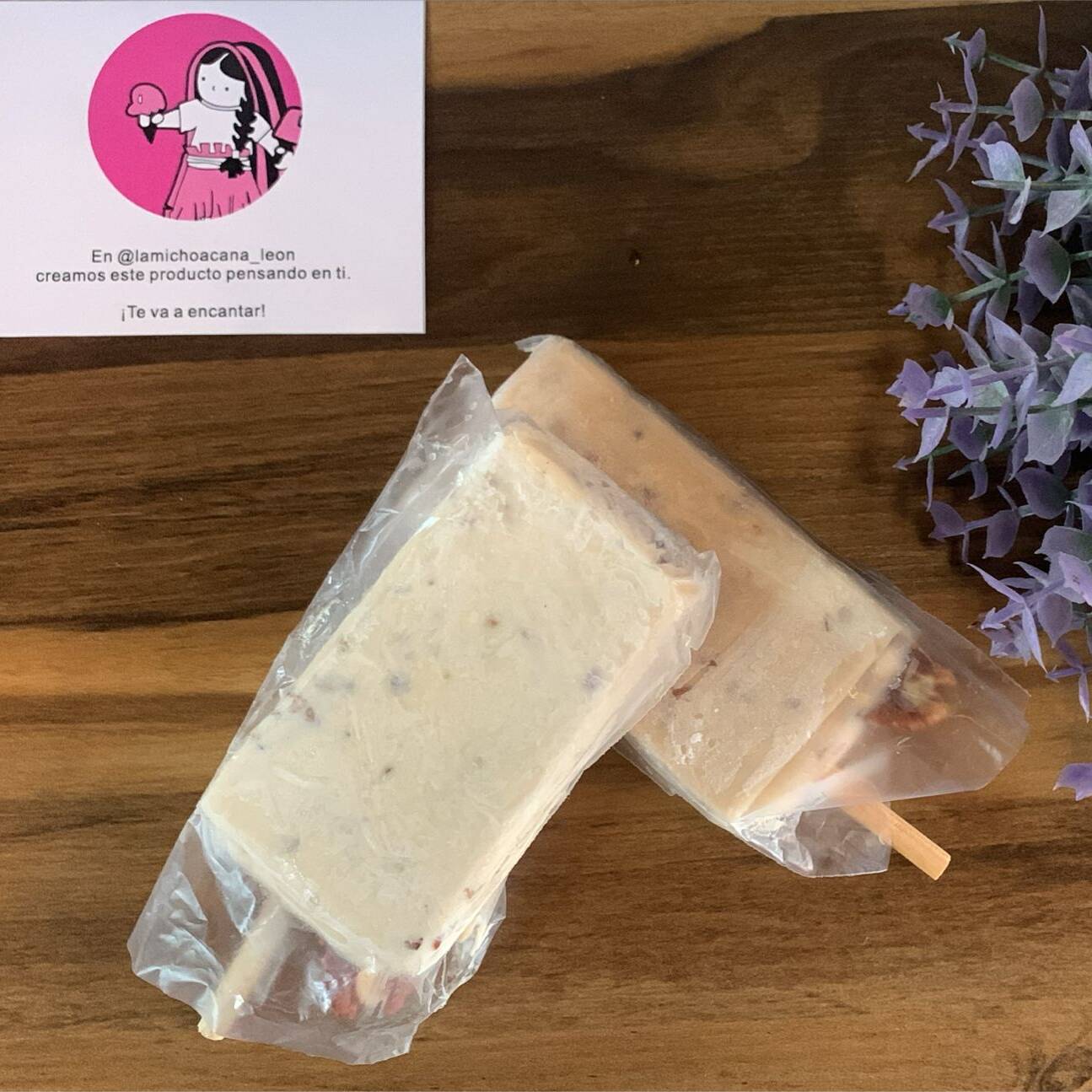 Paleta de Nuez Endulzada con Splenda
