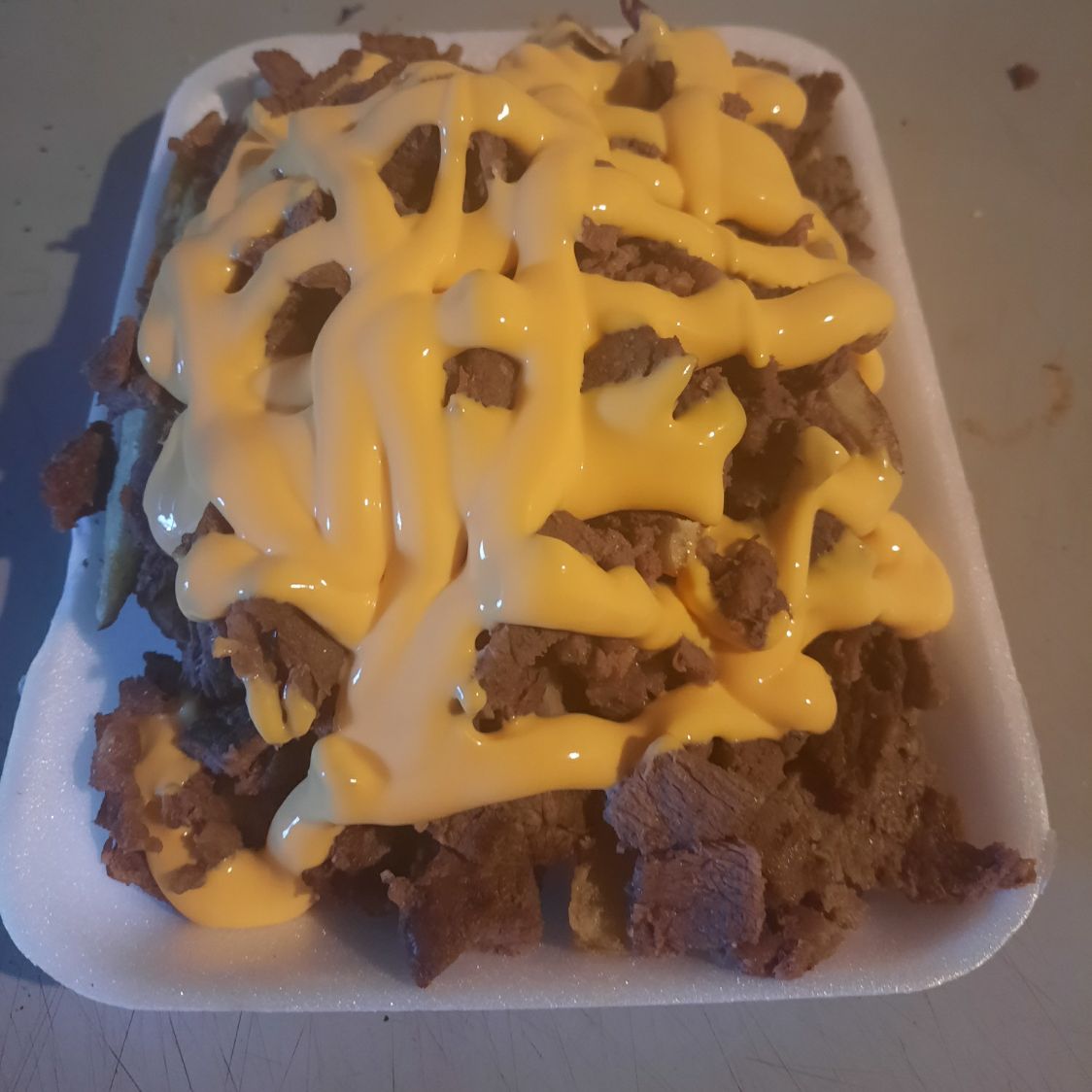 Orden Grande de Papas Con Asada