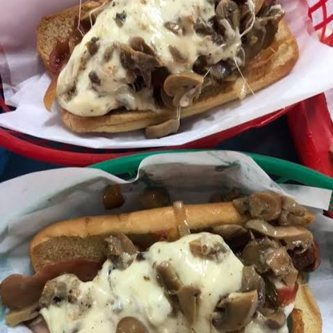 Hot Dog pizza Champiñon