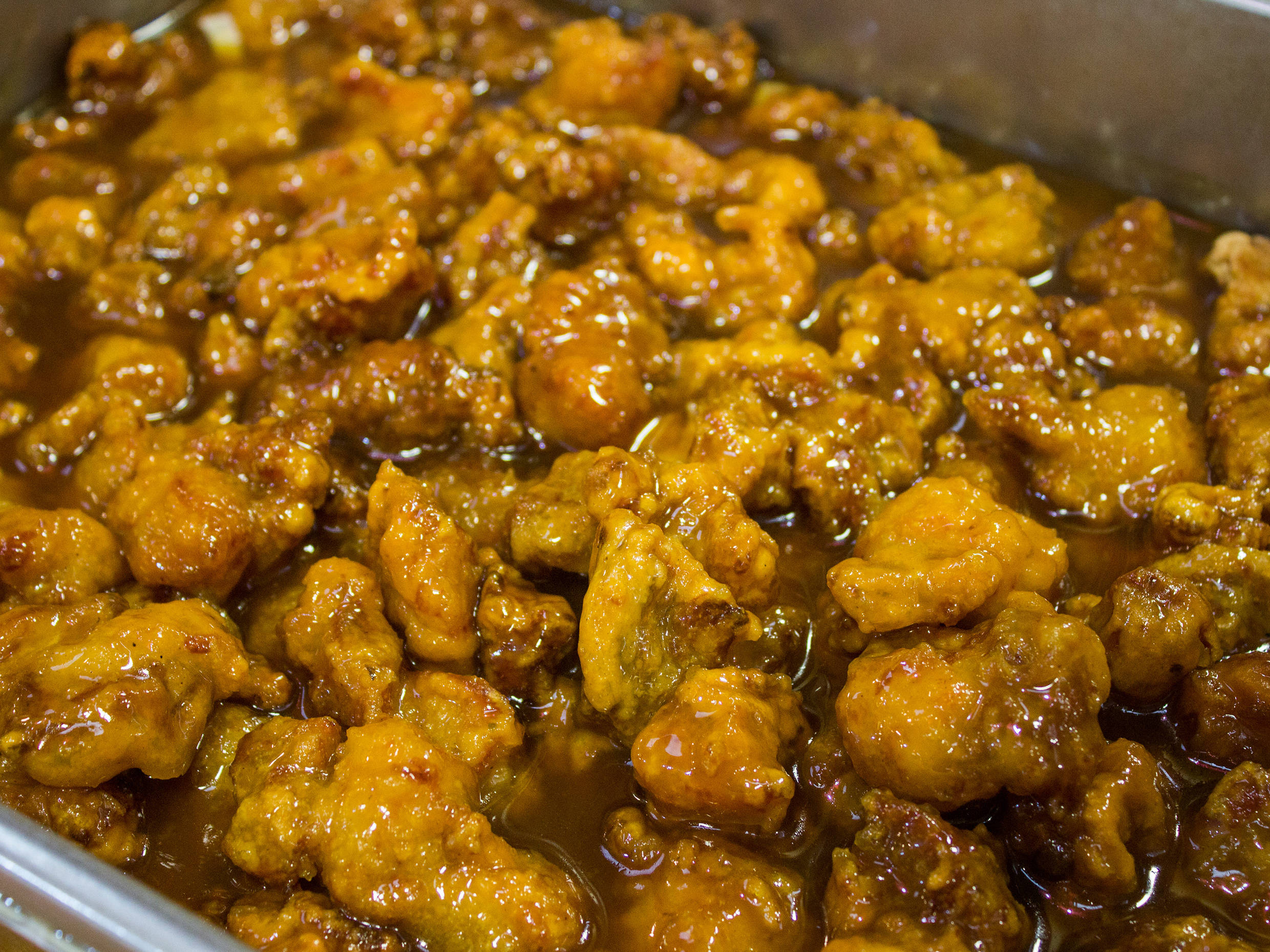 Pollo agridulce con arroz