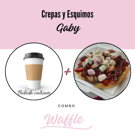 Combo Waffle + bebida Caliente