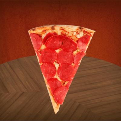 Rebanada de Pizza Pepperoni+papas