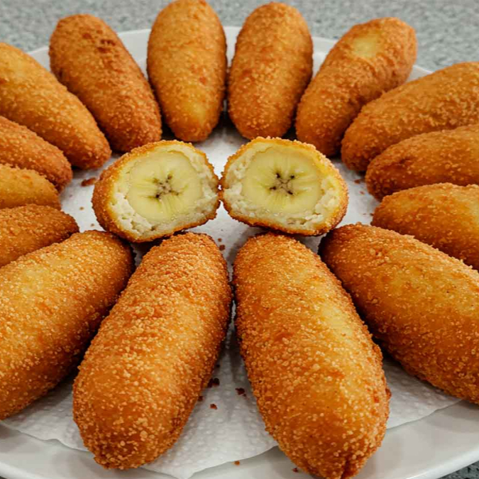 Banana a milanesa frita (Unidade).
