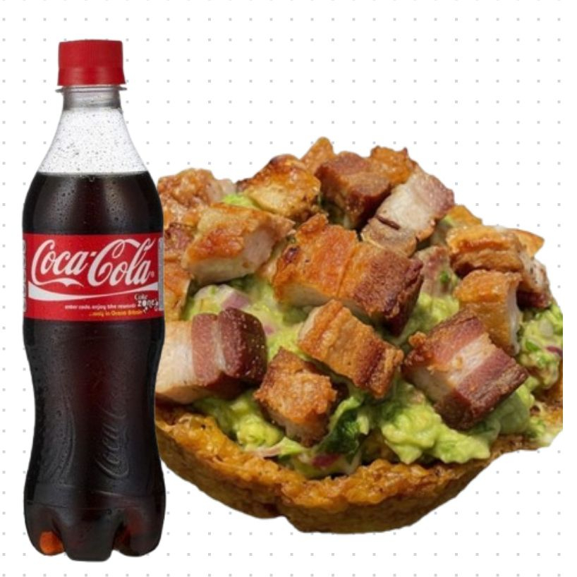 CANASTA'E PLATANO CON CHICHARRONES EN COMBO