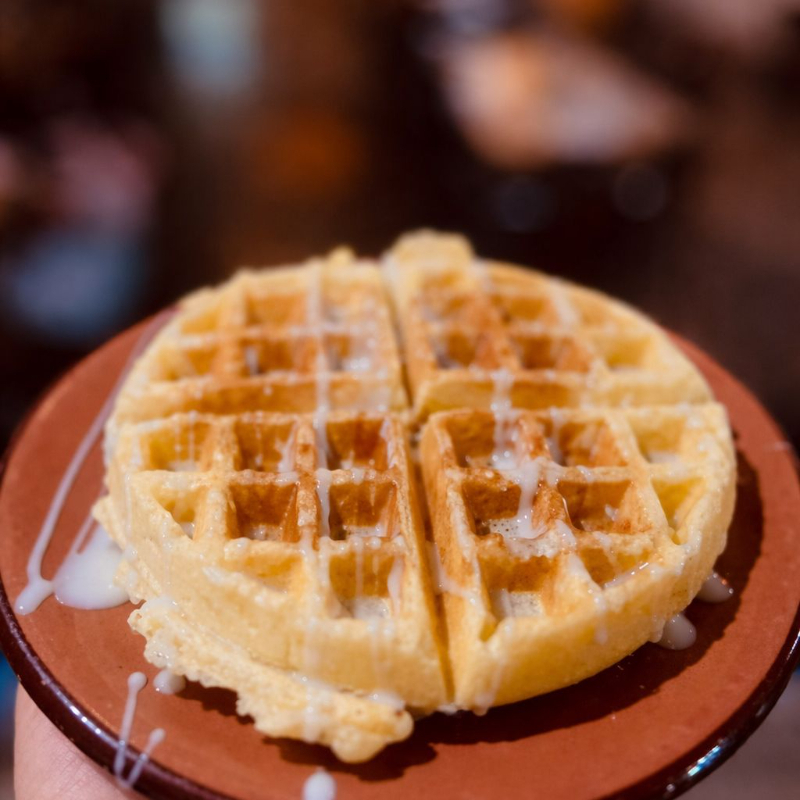 WAFFLE SENCILLO DULCE 1PZA