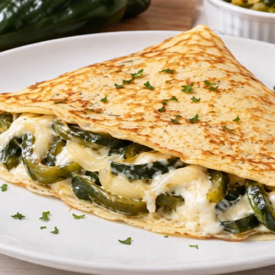 Crepa de Espinacas con Queso
