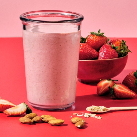 Licuado de fresa 500 ml Leche almendras