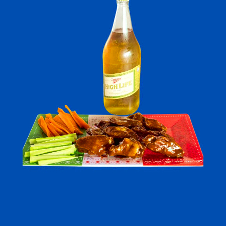 Boneless 10 pz 180grs aprox +Miller 940 Ml