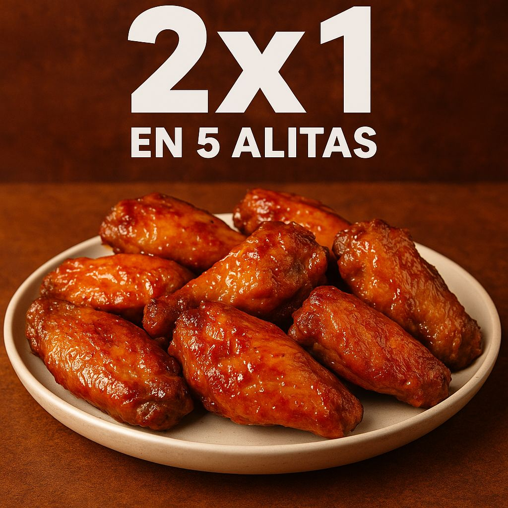2X1 en 5 Alitas
