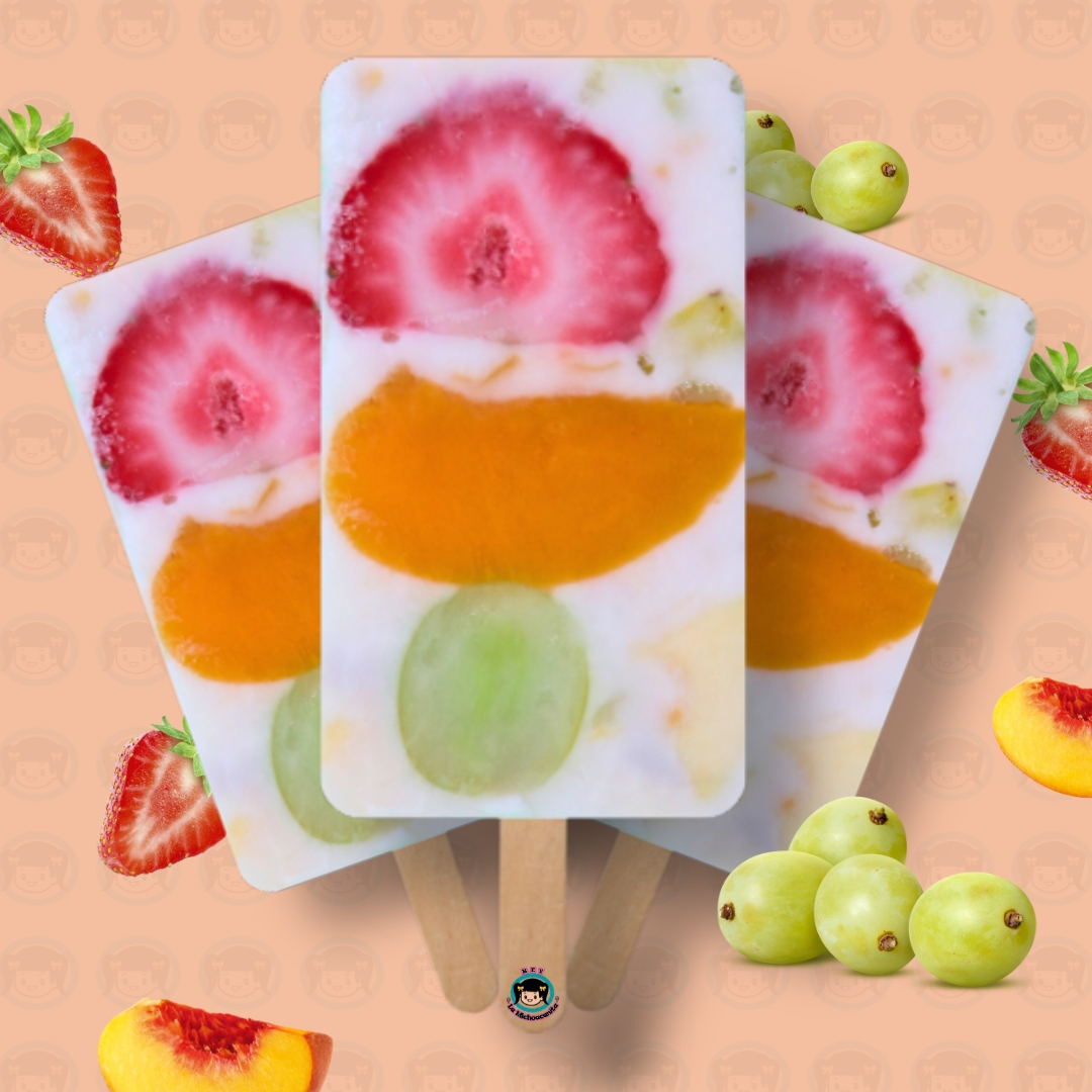 Paleta de Yogurt con Frutas
