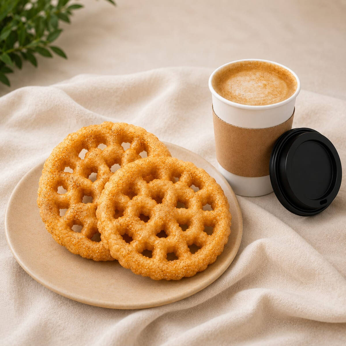 1 Chocolate Caliente + 2 Buñuelos