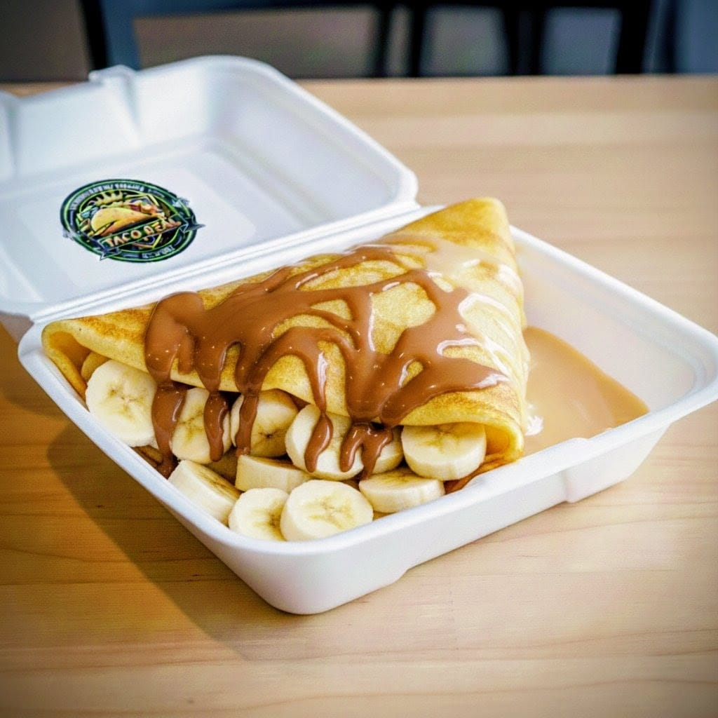 Real Creppa Dulce de NUTELLA con Plátanos