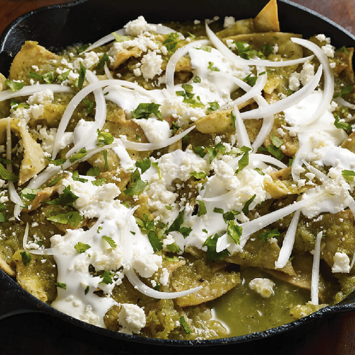 Combo Chilaquiles verdes+Frijoles promo del mes!!