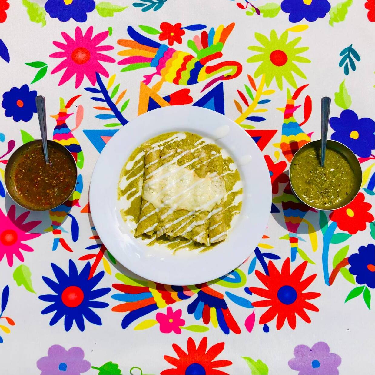 Enchiladas Rojas o Verdes