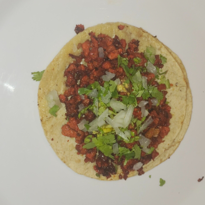 TACO DE CHORIZO