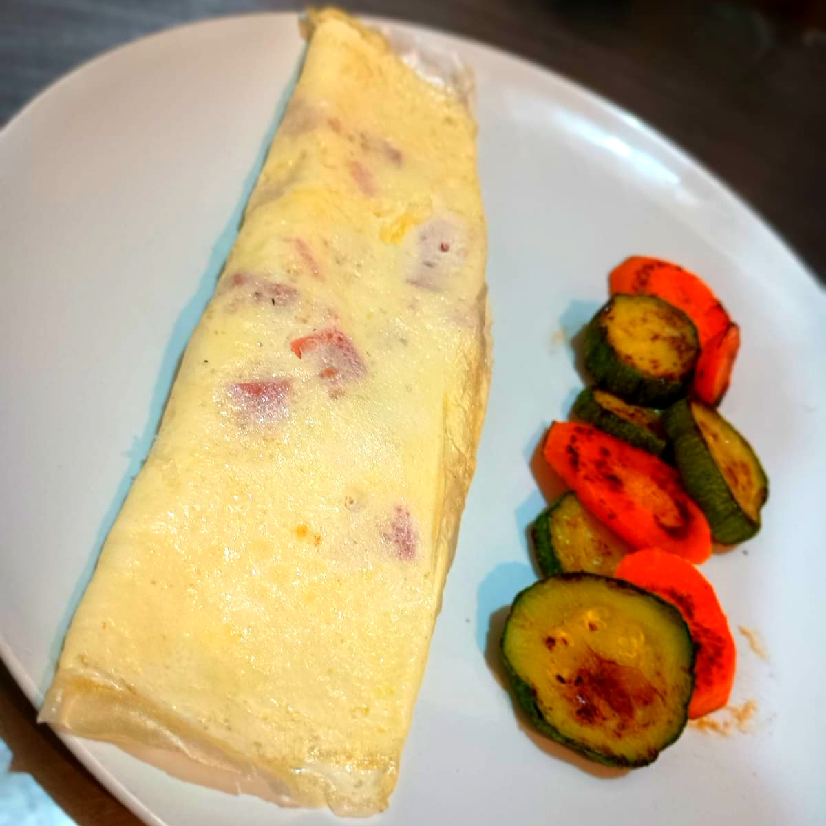 Omelette (jamón con queso o champiñones)