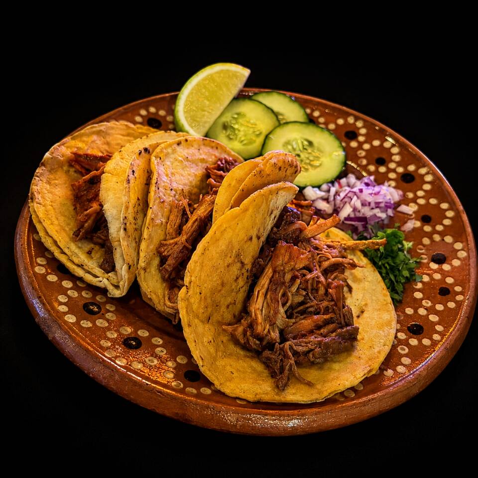 Tacos de Barbacoa de Res