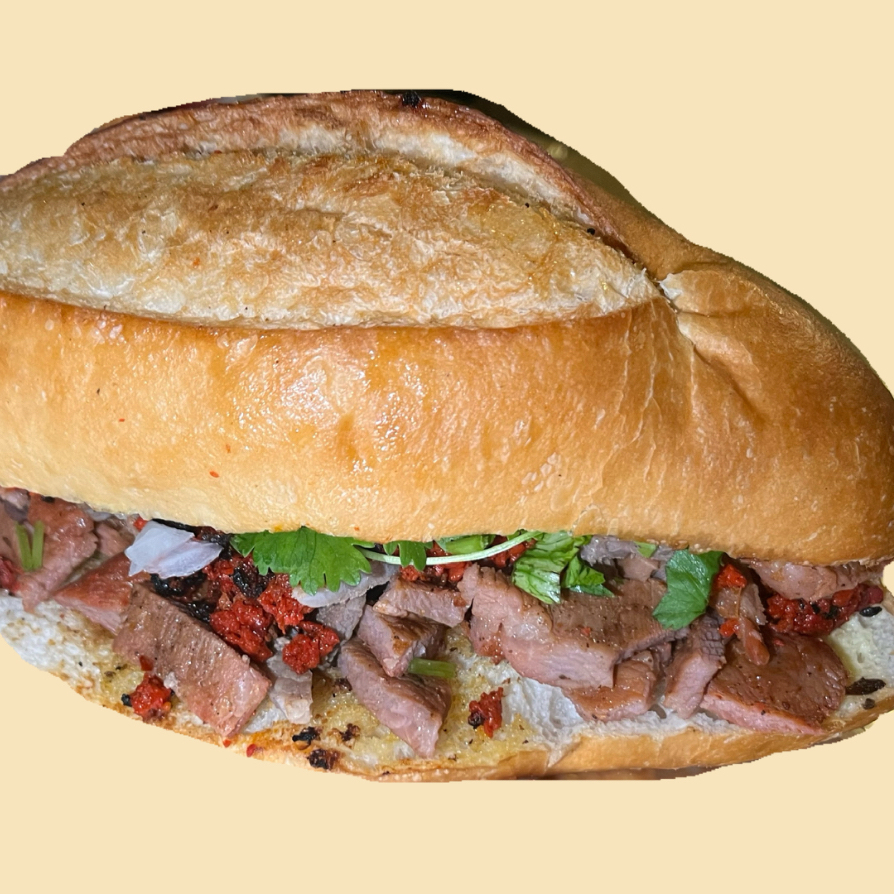 Torta Mixta (Asada, Adobada y Chorizo).