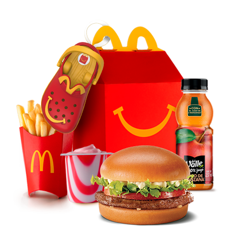 Cajita Feliz Hamburguesa Lechuga Tomate