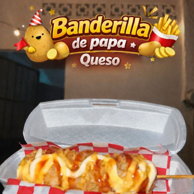 Banderilla De Papa Queso