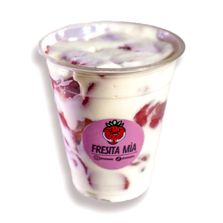 FRESAS CON CREMA GRANDES