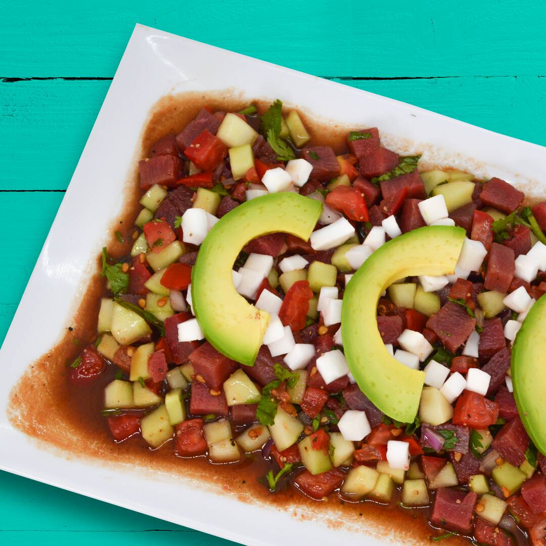 Litro ceviche de atun