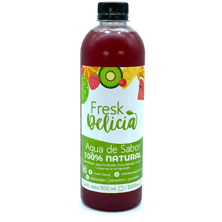 Agua de Jamaica Hierbabuena 600ml